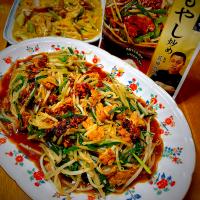 2023/09/23 大豆のお肉でニラもやし炒め